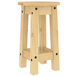 Avis vidaXL Tabourets de bar lot de 2 bois massif de pin