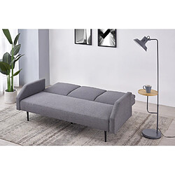 Acheter Concept Usine Canapé convertible 3 places tissu gris DUBLIN