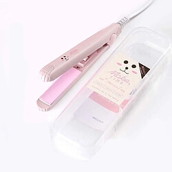 Wewoo Mini Professional Hair Tools Fers à lisser pour le voyagelissantondulé rabit rose pâle 