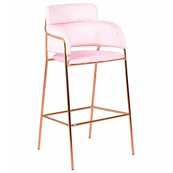 Nest Dream Tabouret design recouvert de velours et pieds dorés - Cruiser 