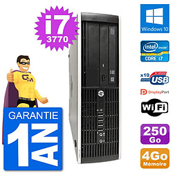 PC HP Compaq Pro 6300 SFF Intel i7-3770 RAM 4Go Disque Dur 250Go Windows 10 Wifi · Occasion 