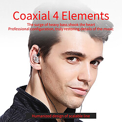 Acheter GUPBOO QKZ VK1 ZS10 Sports In-Ear Headphones 4pcs ZS6 Headset avec 4 Dynamic Hybrid Headphones Hi-Fi DJ Monito