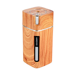 Universal Humidificateur portable mini grain de bois 300ml à ultrasons véhicule USB diffuseur d'air aromatique couleur lumière LED humidificateur pour voiture Homepage Bureau | Humidificateur