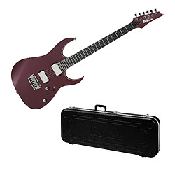 RG5121 RG Prestige Burgundy Metallic Flat + étui Ibanez