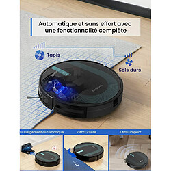 Acheter Robot Aspirateur Proscenic 805T - 3000Pa 2600mAh 120min Autonomie Navigation Gyroscopique