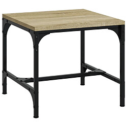 vidaXL Table d'appoint Chêne sonoma 40x40x35 cm Bois d'ingénierie