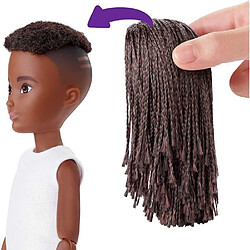 CREATABLE WORLD Kit complet cheveux noirs tresses - GGG55 - Poupee Mannequin - 6 ans et + pas cher