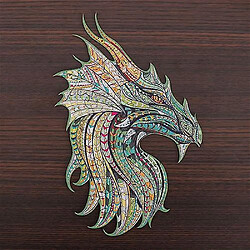 Universal Puzzle en bois 180 pièces enfant et adulte C Dragon - Multicolore 