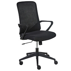 Beliani Chaise de bureau Noir EXPERT 