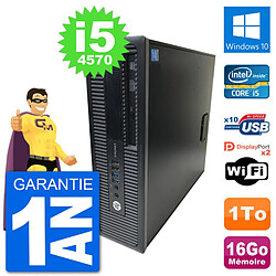 PC HP EliteDesk 800 G1 Core i5-4570 RAM 16Go Disque Dur 1To Windows 10 Wifi · Occasion 