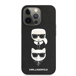 Avis Karl Lagerfeld Coque pour iPhone 13 Pro - arrière rigide Karl & Choupette noir