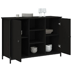 Acheter Maison Chic Buffet,Meuble de Rangement,commode pour salon,Cuisine noir 100x35x70 cm bois d'ingénierie -MN42189