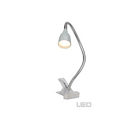 Brilliant (Lighting) Lampe à fixation pince ANTHONY 1x2 4W LED intégrée TITANE