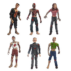 6pcs Figurine Cinéma Walking Dead Modèle en Plastique Jouet Cadeau Décoration Walking dead modèles,enfants jouets,cinéma modèle,figurine Zombie,figurines de collection,amateur de the Walking dead