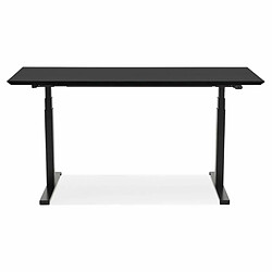 Avis Paris Prix Bureau Électronique Ergonomique Kio 150cm Noir