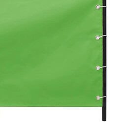 Avis vidaXL Écran de balcon Vert clair 140x240 cm Tissu Oxford