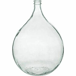 Vase Design en Verre Dame Jeanne 56cm Transparent