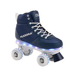 Hudora 13122 Roller Skate Advanced, Marine LED pointure 33/34