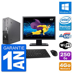 PC Fujitsu E500 DT Ecran 19" Intel G630 RAM 4Go Disque 250Go Windows 10 Wifi · Occasion 