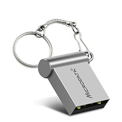 Wewoo Clé USB Mini U Disk MiniC de 64 Go USB 2.0 pour ordinateur de voiture MiCRODATA gris argenté 