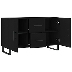 Acheter vidaXL Buffet noir 100x36x60 cm bois d'ingénierie