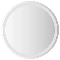 Maison Chic Miroir à LED,Miroir Lumineux LED pour salle de bain 60 cm rond -MN50795