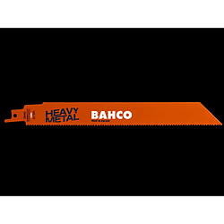 Naive Lames de scie à métaux Bahco Sandflex Bi-Metal 300mm * 0.9mm HST 14TPI, pour métaux lourds, lot de 10.