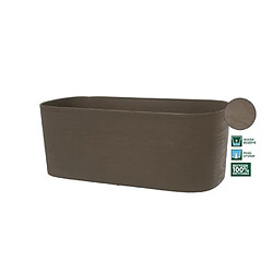 No Name Jardiniere XL a réserve d'eau - GARDEN ID Respect - Taupe 80 x 38 cm - 100% déchets ménagers - 100% recyclable - Surface structurée. Type de produit : JARDINIERE - BAC A FLEUR - Jardiniere XL a réserve d'eau - GARDEN ID Respect - Taupe 80 x 38 cm - 100% déchets ménagers - 100% recyclable - Surface structurée.