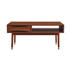 Versanora Dawson Table basse de salon en bois moderne milieu du siècle VNF-00065