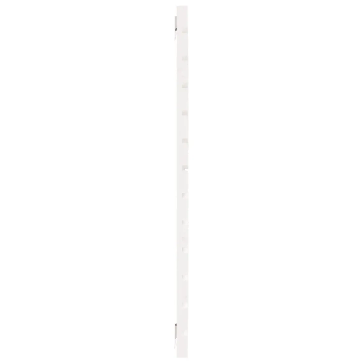 Maison Chic Tête de lit scandinave,Meuble de chambre murale Blanc 96x3x91,5 cm Bois massif de pin -MN30395 pas cher