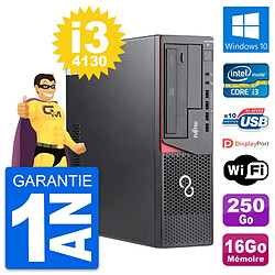 PC Fujitsu Esprimo E720 DT Intel i3-4130 RAM 16Go Disque 250Go Windows 10 Wifi - Occasion