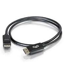 Cables To Go C2G 1m DisplayPort Cable with Latches 4K - 8K UHD M/M - Black Noir