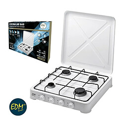 Cuisinière à Gaz EDM 07422 Blanc 1500 W