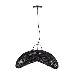 Suspension Thai Natura Noir Rotin 70 x 35 x 60 cm