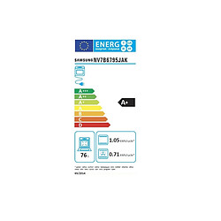 Four intégrable 76l 60cm à pyrolyse noir - NV7B6795JAK - SAMSUNG