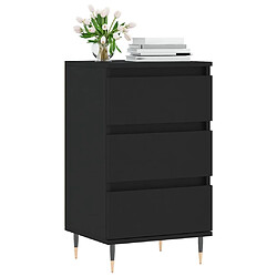 Avis Maison Chic Buffet,Meuble de Rangement,commode pour salon,Cuisine noir 40x35x70 cm bois d’ingénierie -MN90264