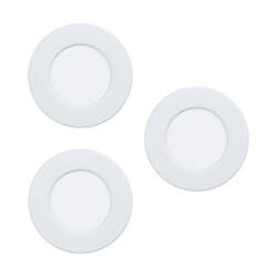 EGLO Downlight Encastré Led Blanc - Paquet de 3