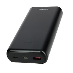 Powerbank 20W USB-C Power Delivery et USB Quick Charge 20000mAh Swissten noir 