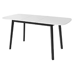 Acheter Bestmobilier Magov - table à manger extensible - blanc et noir - 4 personnes