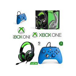 Pack Manette XBOX ONE-S-X-PC BLEU EDITION SPECIALE+ Casque Gamer PRO H3 SPIRIT OF GAMER XBOX ONE/S/X/PC