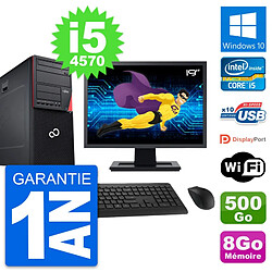 PC Tour Fujitsu P720 Ecran 19" Core i5-4570 RAM 8Go Disque 500Go Windows 10 Wifi · Occasion 