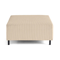 Lisa Design Edinburg - pouf modulable - en velours côtelé Edinburg - pouf modulable - en velours côtelé - Beige