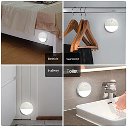 Acheter Universal Blanc 1 watt demi-lune forme chambre chevet LED corps humain détecteur de lumière