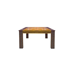 BOIS & CHIFFONS Table a manger carrée 140 cm | Acacia Moon 