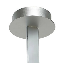 Acheter Luminaire Center Semi Plafonnier Nur XL 50W LED 3000K, 3900lm, argent/acrylique givré/chrome poli