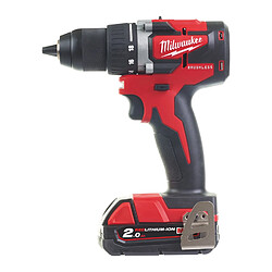 Perceuse Visseuse Compacte BRUSHLESS,18V, - 2,0Ah, 60 Nm MILWAUKEE M18 CBLDD-202C - 4933464317