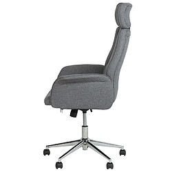 Acheter Beliani Chaise de bureau Gris PILOT