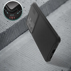 Avis Coque Samsung S21 Ultra Cache Caméra Finition Striée CamShield Pro Nillkin Noir