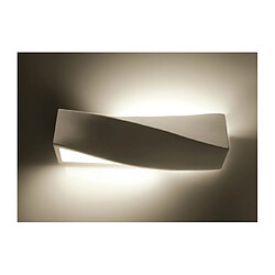 Acheter Luminaire Center Applique murale SIGMA céramique/verre blanc 1 ampoule