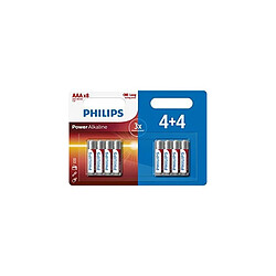 Piles Power Aa 8 -blister Promo 4+4 Philips - Lr6p8b/10